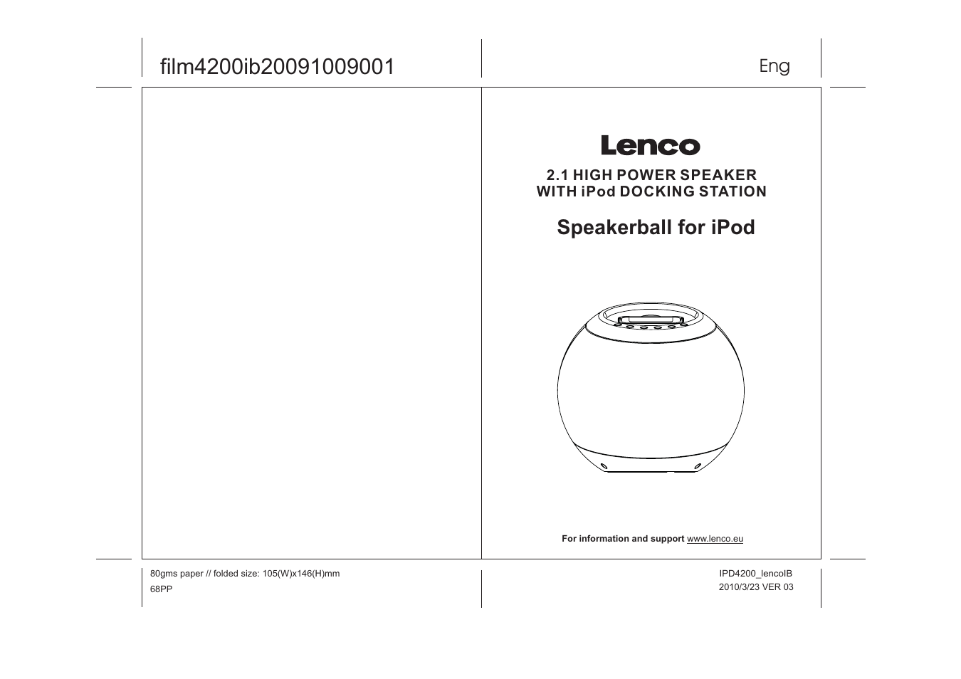 Lenco IPD-4200 User Manual | 34 pages