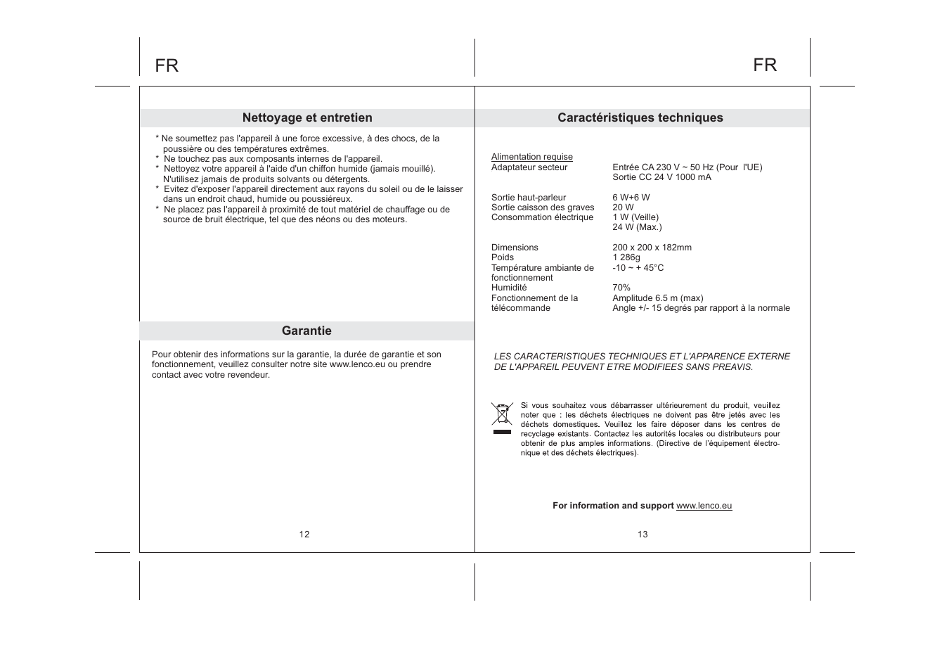 Lenco IPD-4200 User Manual | Page 27 / 34