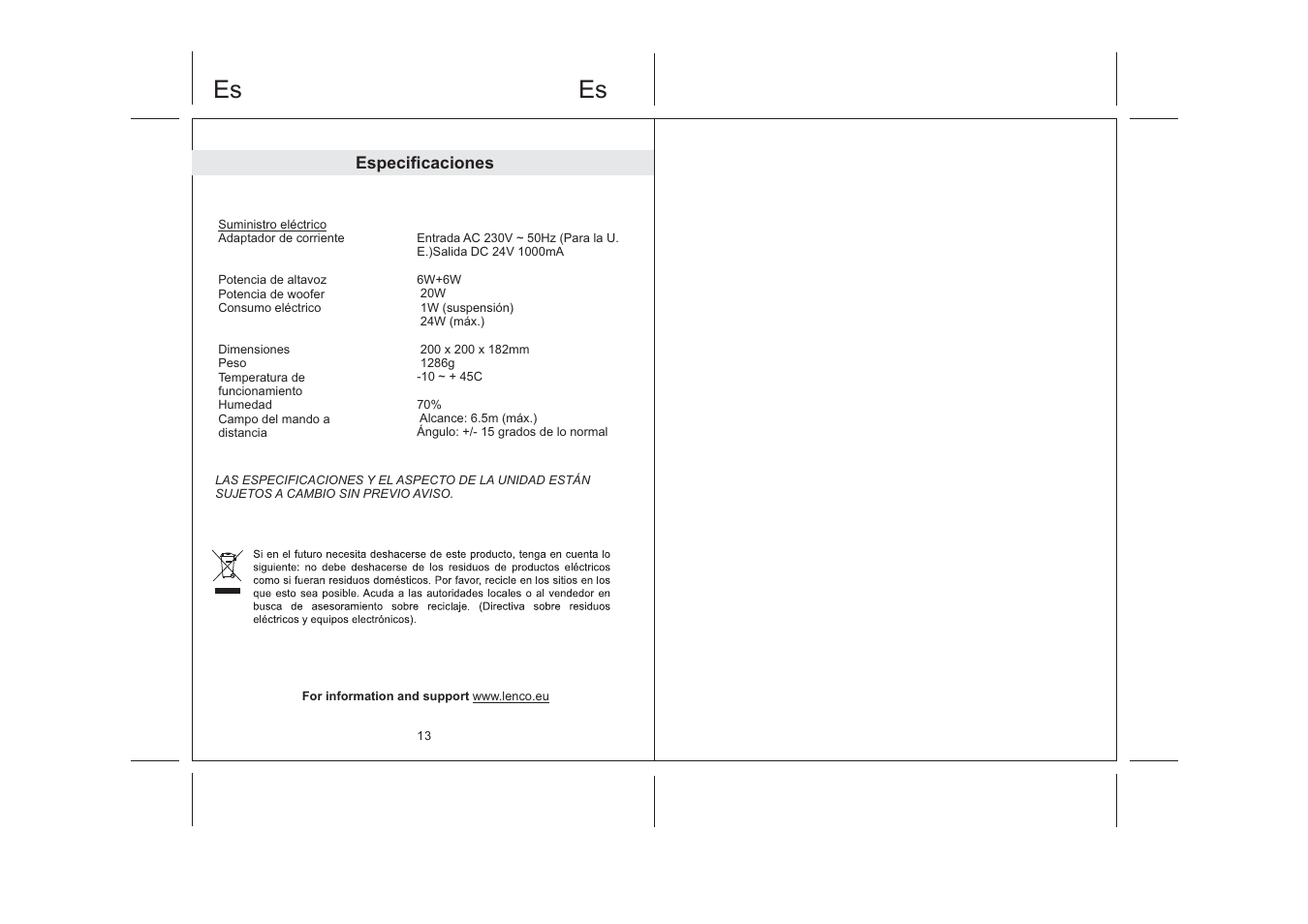 Lenco IPD-4200 User Manual | Page 34 / 34