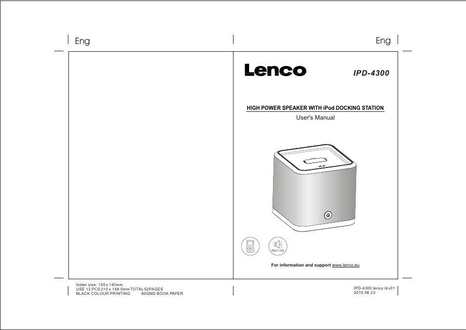 Lenco IPD-4300 User Manual | 30 pages