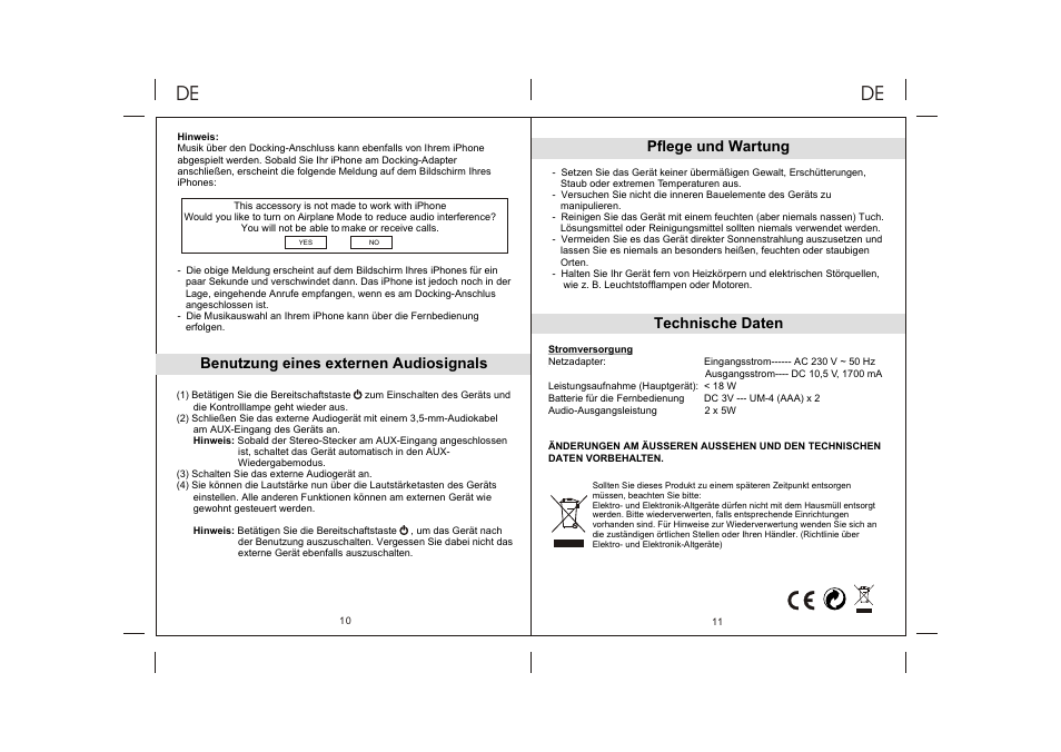 Ò³ãæ 12 | Lenco IPD-4300 User Manual | Page 12 / 30
