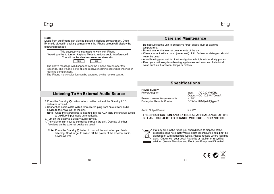 Lenco IPD-4300 User Manual | Page 6 / 30