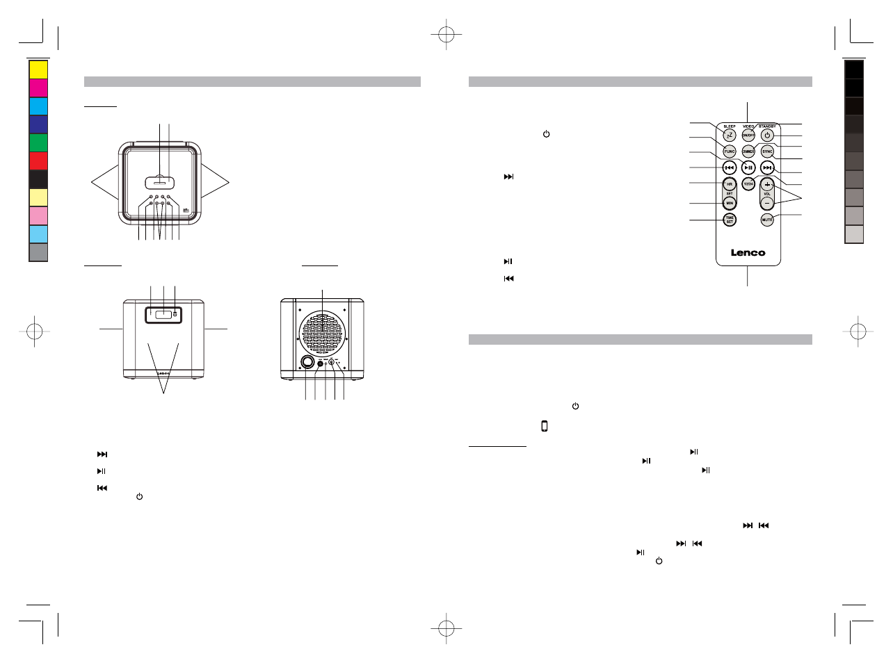 Lenco IPD-4303 User Manual | Page 6 / 26