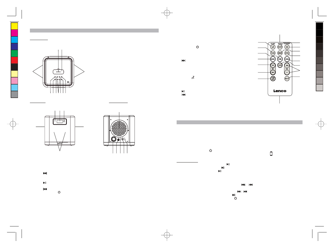 Lenco IPD-4303 User Manual | Page 7 / 26
