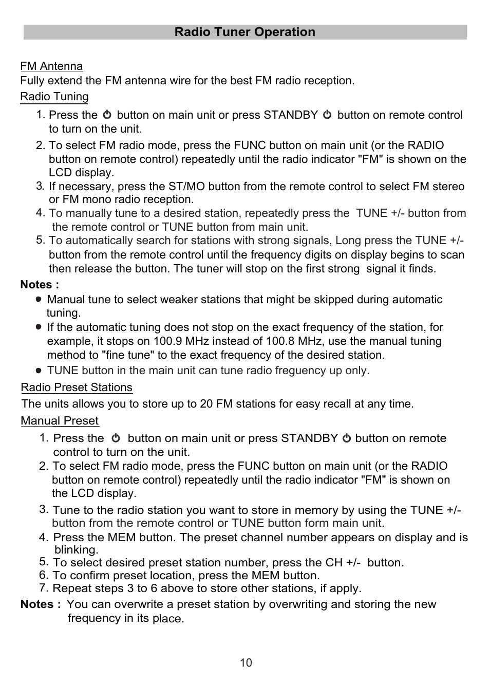Lenco IPD-4600 User Manual | Page 10 / 88