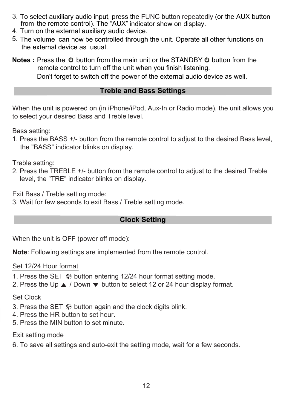 Lenco IPD-4600 User Manual | Page 12 / 88