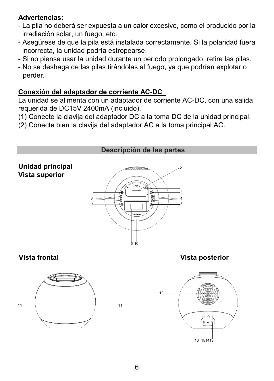 Lenco IPD-4600 User Manual | Page 76 / 88