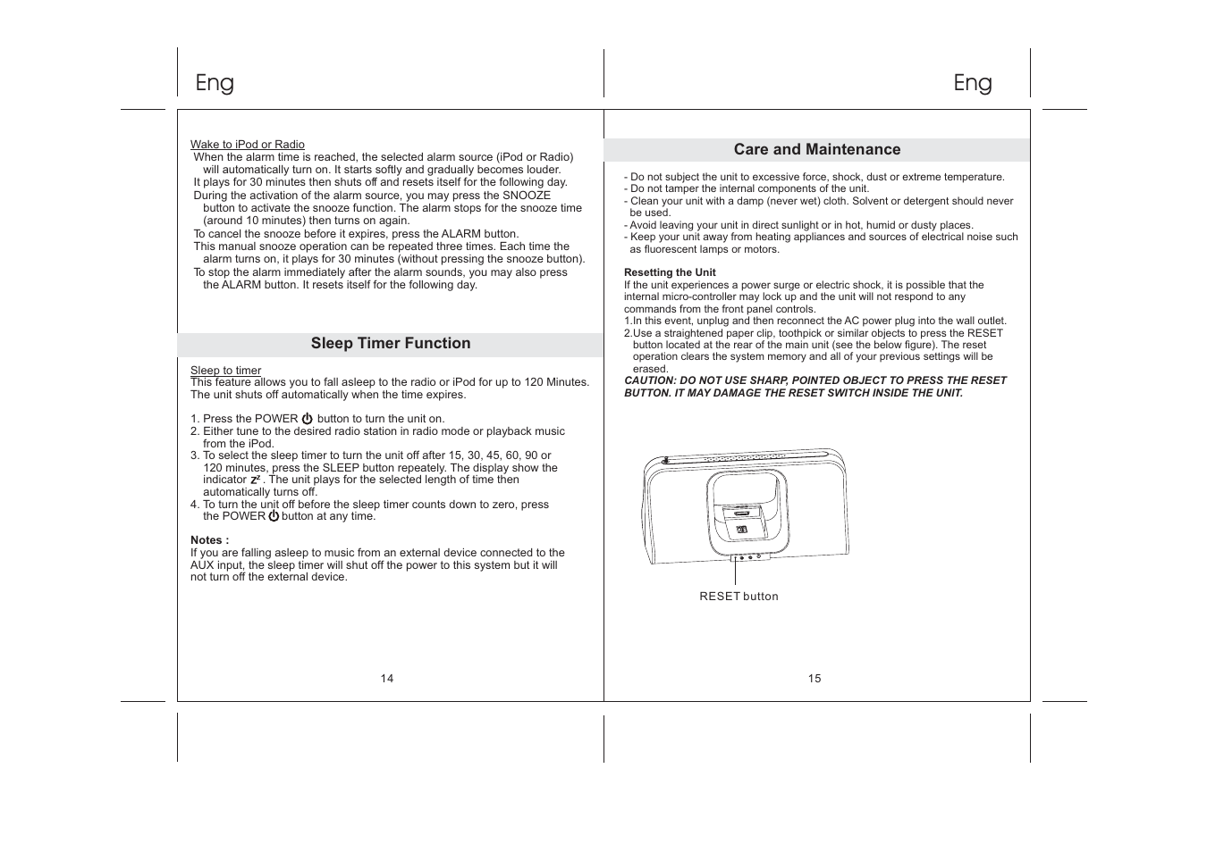 Lenco IPD-5100 User Manual | Page 8 / 40