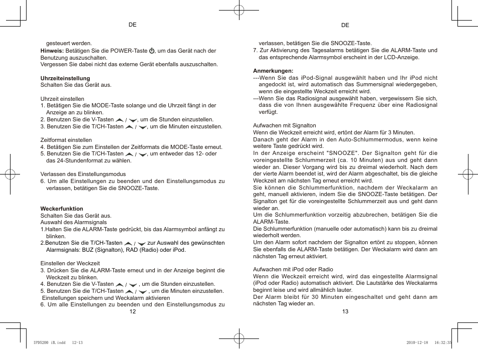 Lenco IPD-5200 User Manual | Page 15 / 40