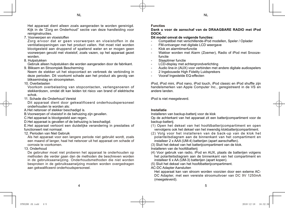 Lenco IPD-5200 User Manual | Page 19 / 40