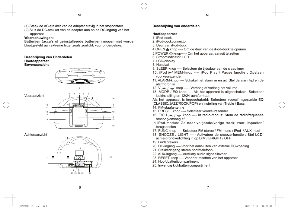 Lenco IPD-5200 User Manual | Page 20 / 40
