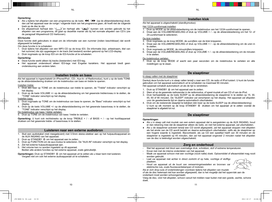 Lenco IPD-9000 User Manual | Page 18 / 30