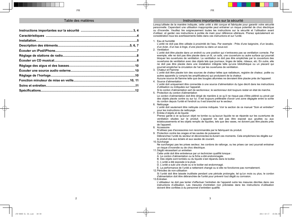Lenco IPD-9000 User Manual | Page 20 / 30