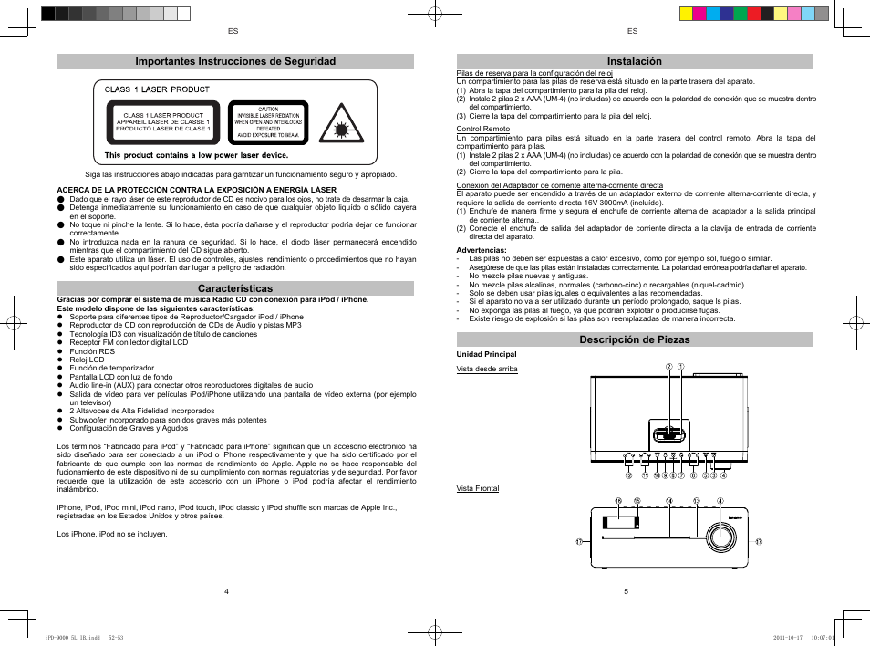 Lenco IPD-9000 User Manual | Page 27 / 30