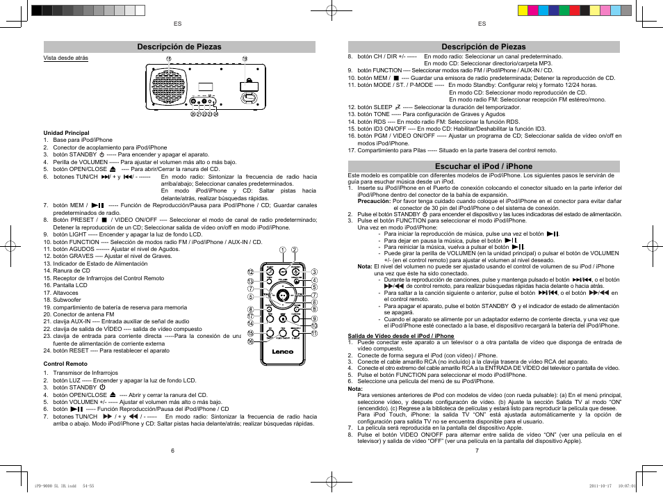 Lenco IPD-9000 User Manual | Page 28 / 30