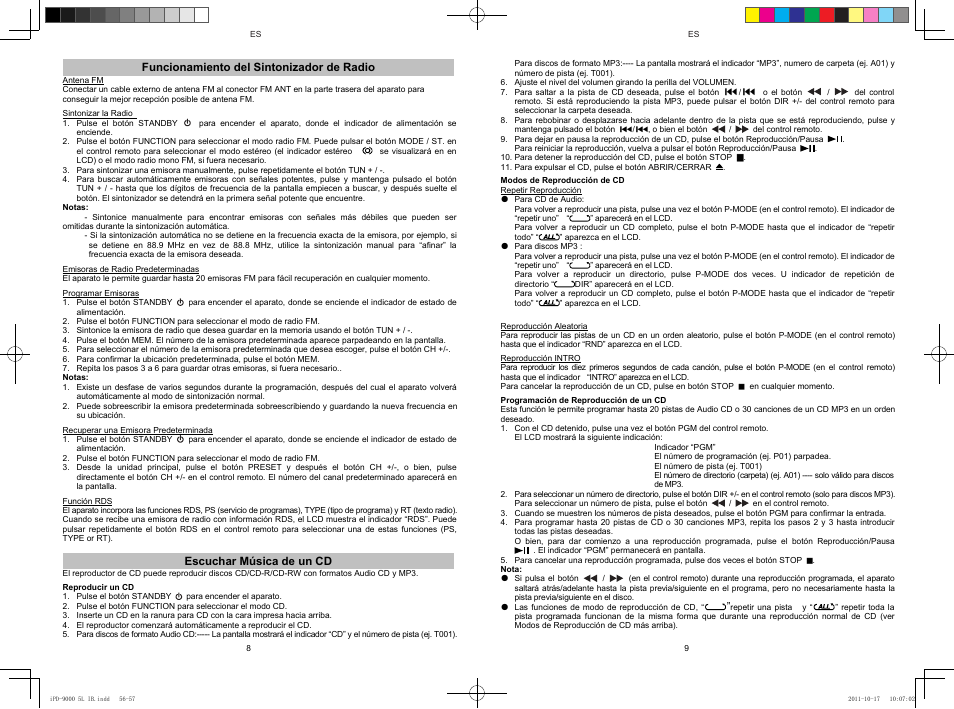 Lenco IPD-9000 User Manual | Page 29 / 30