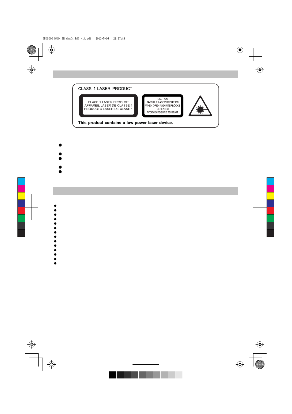 Important safety instructions, Features | Lenco IPD-9000 DAB+ User Manual | Page 4 / 70