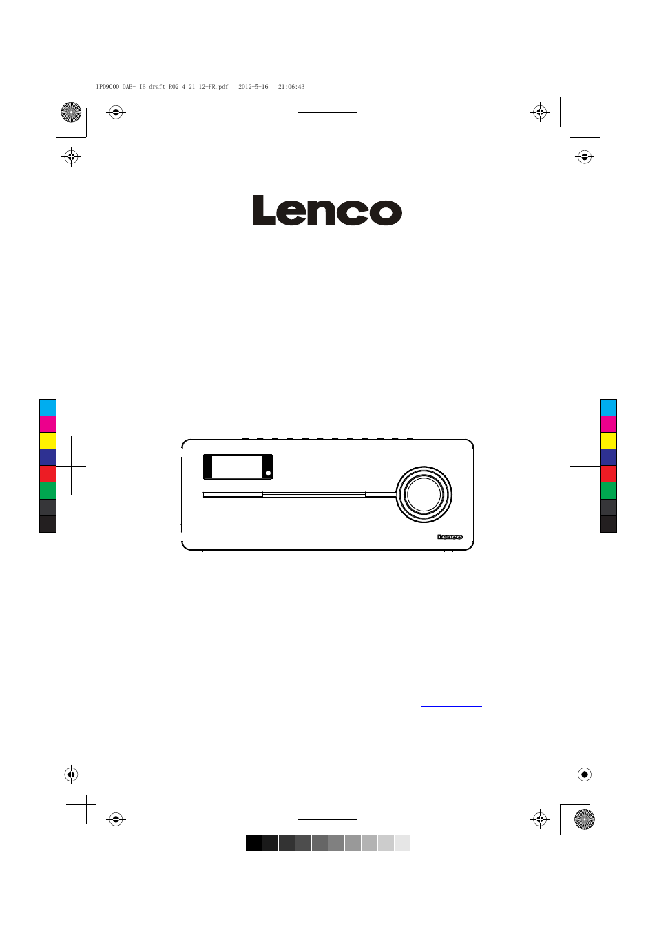 Ipd9000 dab+_ib draft r02_4_21_12-fr, Ipd-9000 dab | Lenco IPD-9000 DAB+ User Manual | Page 43 / 70