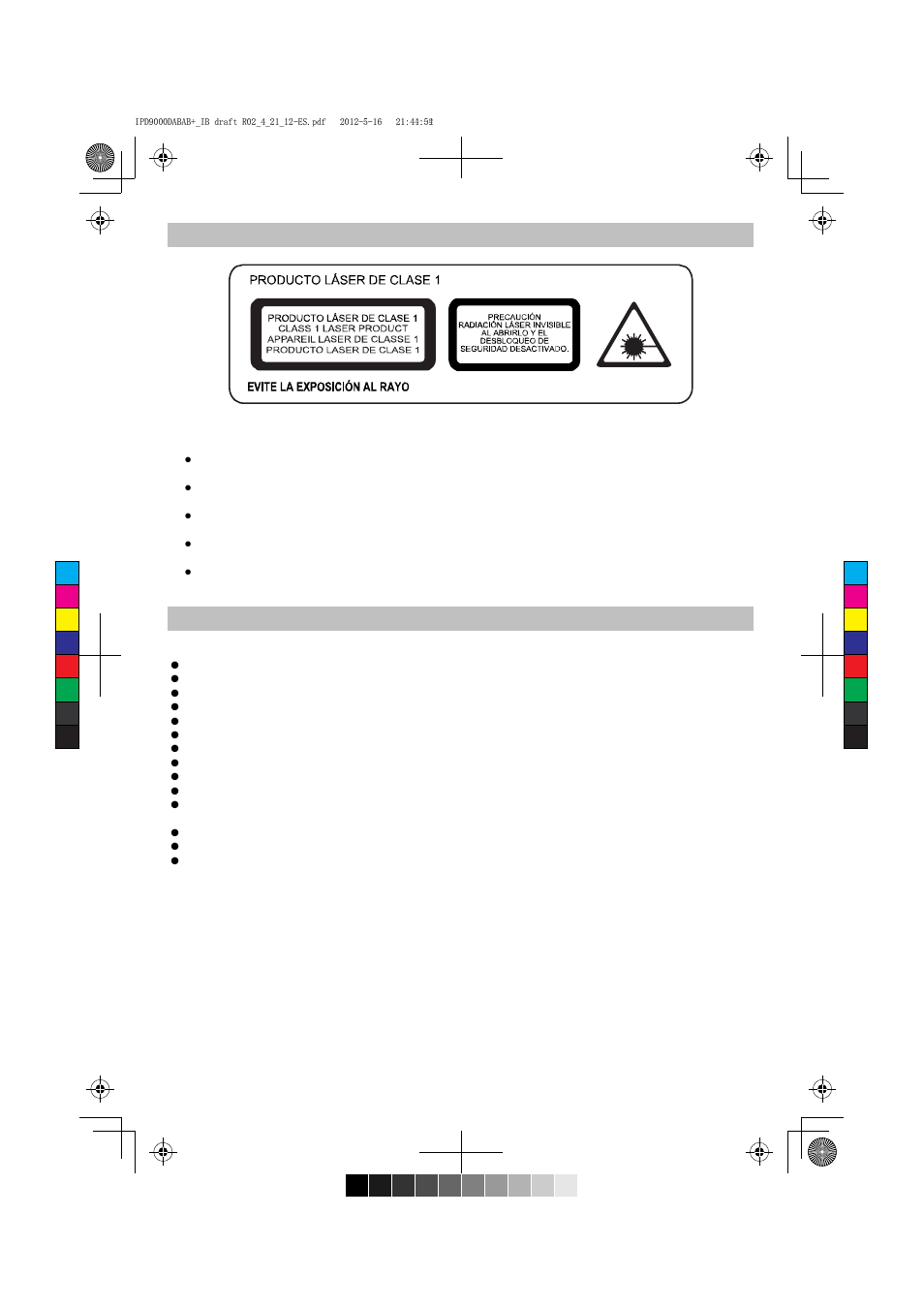 Importantes instrucciones de seguridad, Características | Lenco IPD-9000 DAB+ User Manual | Page 60 / 70