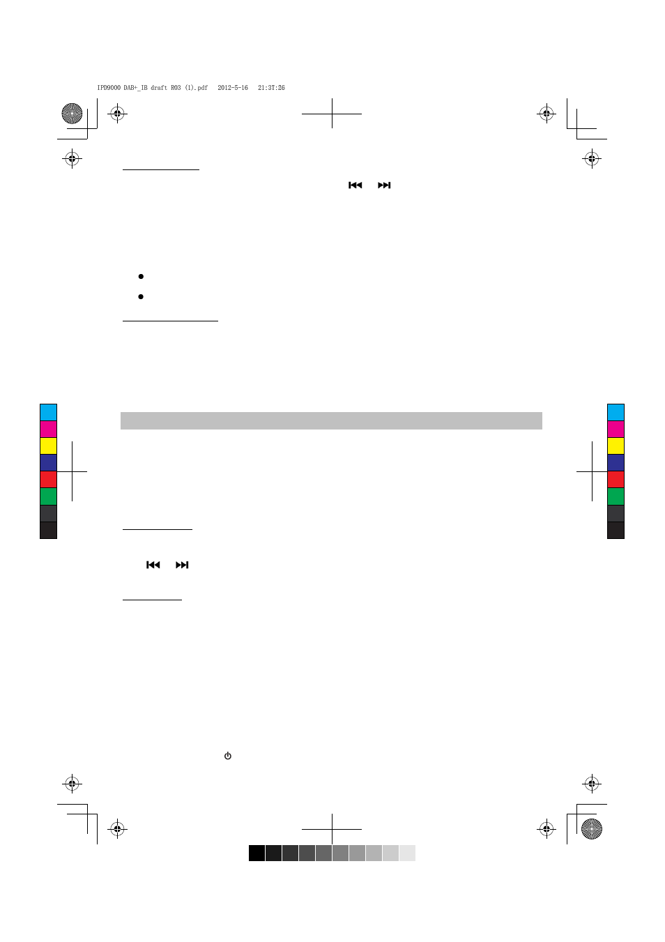 Dab / dab+ tuner operation | Lenco IPD-9000 DAB+ User Manual | Page 9 / 70
