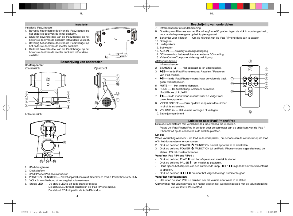 Lenco IPS-260 User Manual | Page 12 / 24