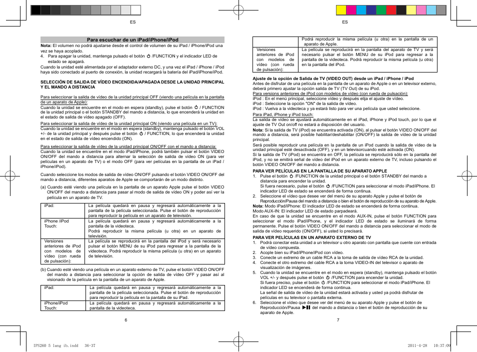 Lenco IPS-260 User Manual | Page 23 / 24