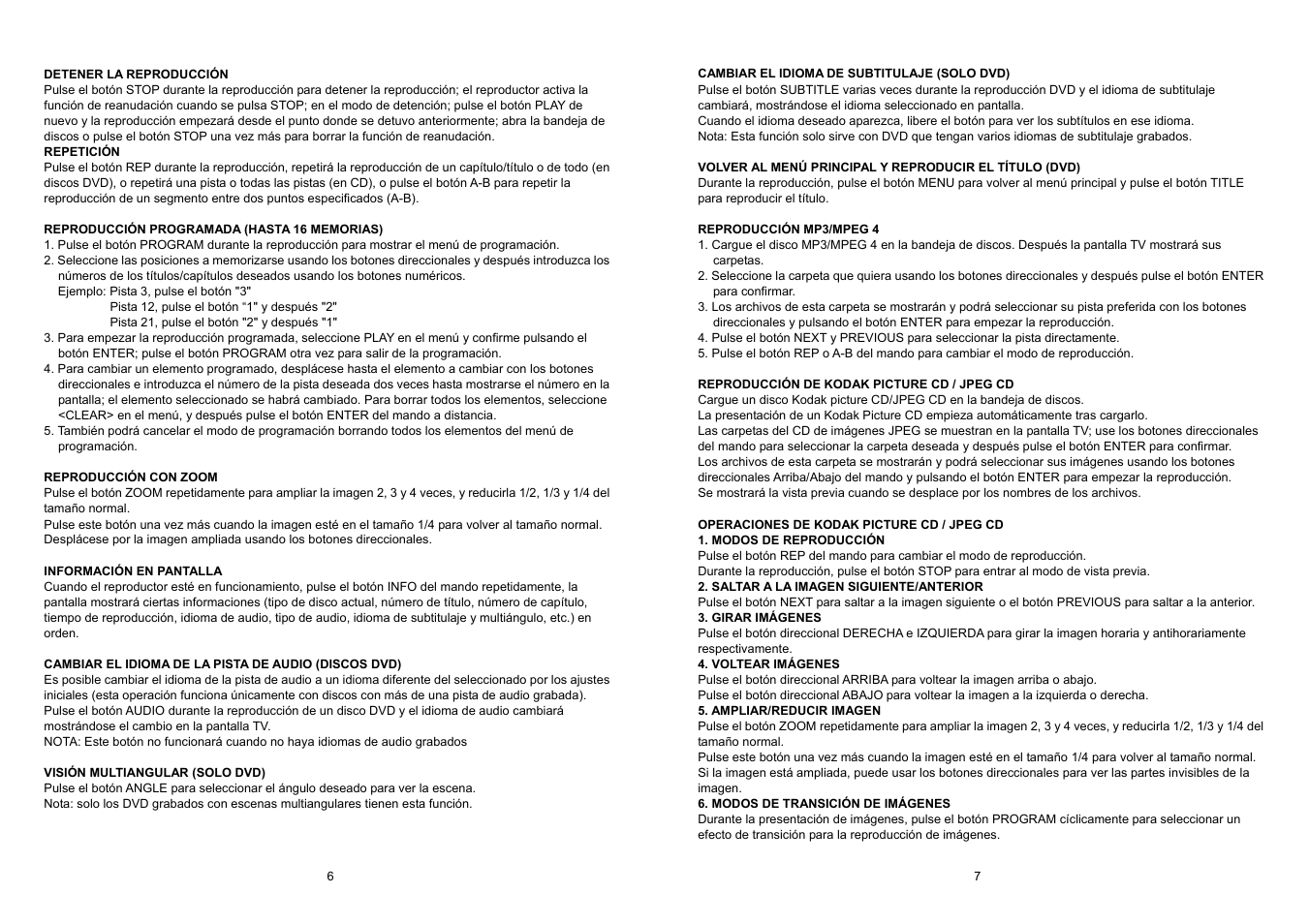 Lenco IPT-22 DVD User Manual | Page 10 / 30