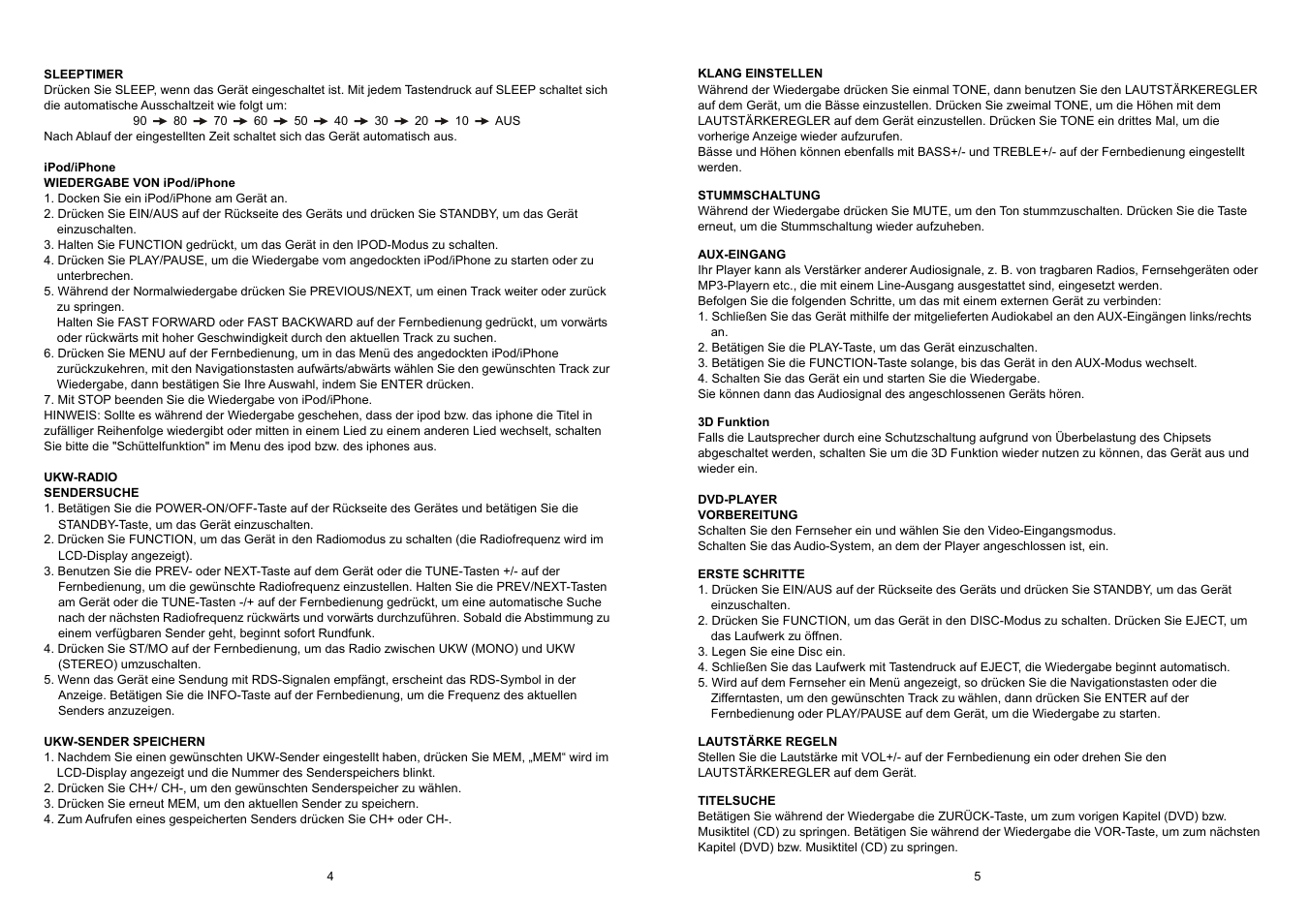 Lenco IPT-22 DVD User Manual | Page 21 / 30