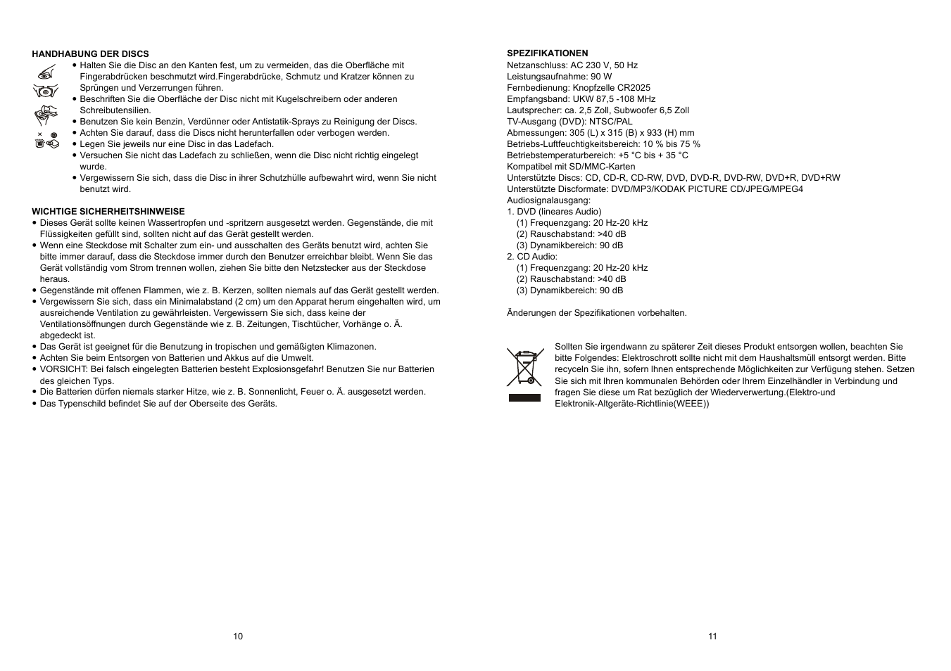 Lenco IPT-22 DVD User Manual | Page 24 / 30