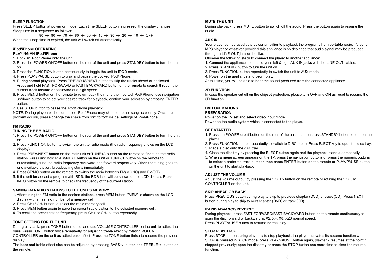 Lenco IPT-22 DVD User Manual | Page 3 / 30