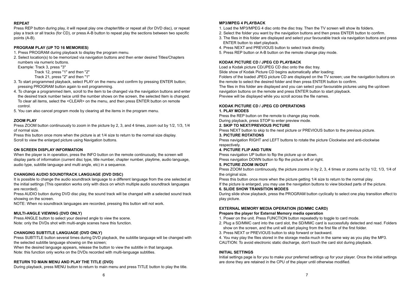 Lenco IPT-22 DVD User Manual | Page 4 / 30
