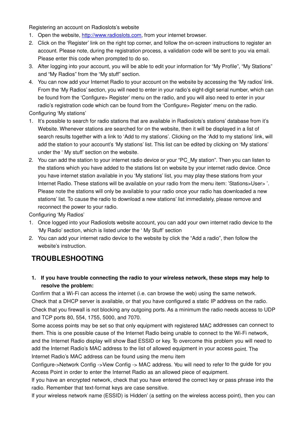 Troubleshooting | Lenco IR-1650 User Manual | Page 12 / 15
