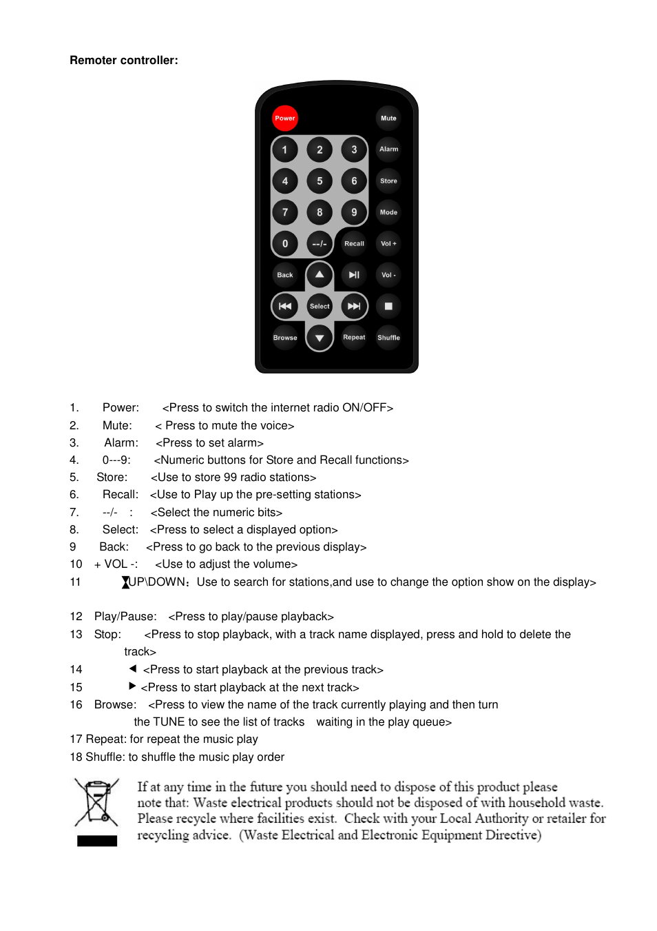 Lenco IR-1650 User Manual | Page 15 / 15