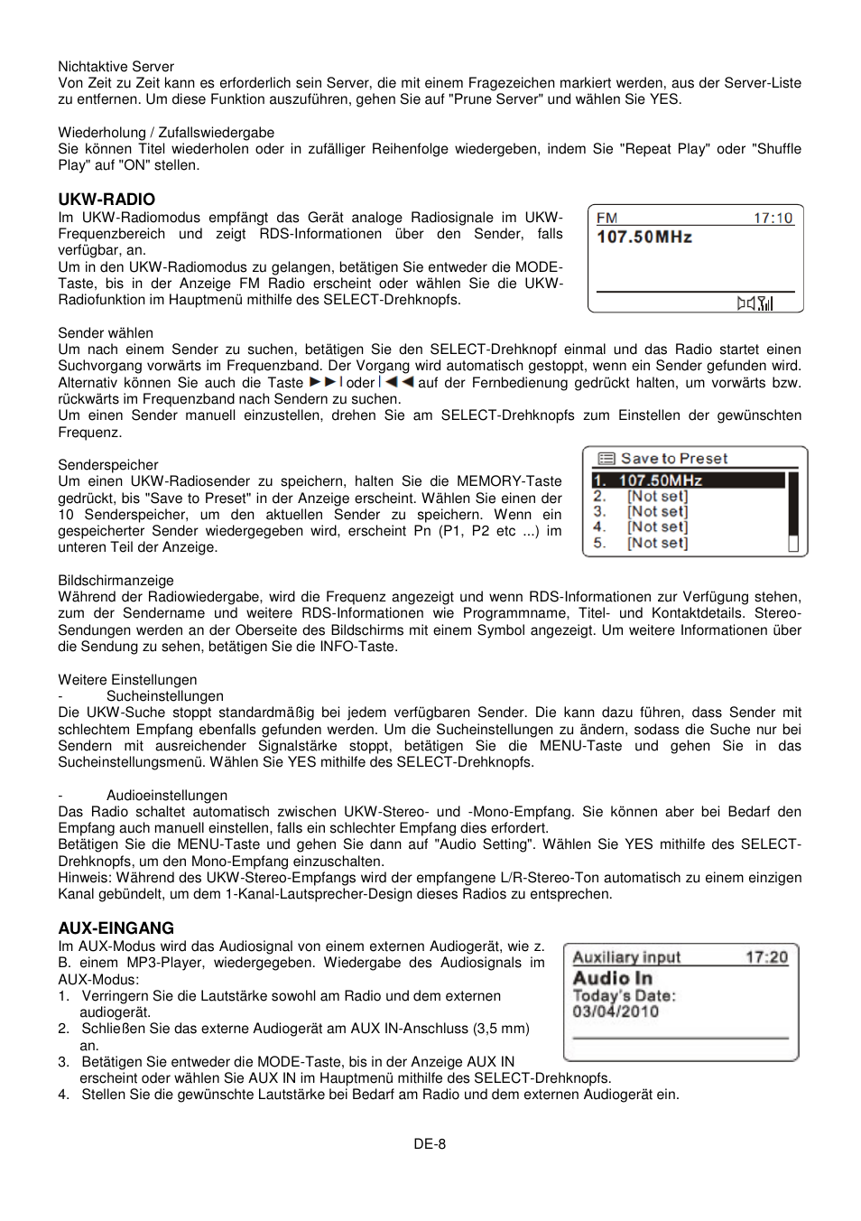 Lenco IR-2002 User Manual | Page 20 / 57