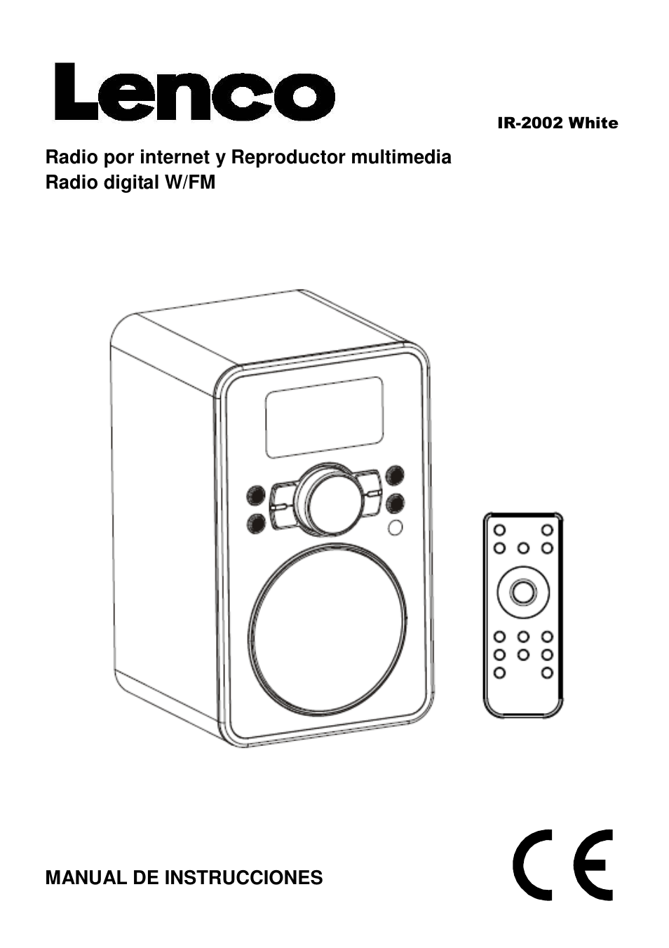 Manual de instrucciones, Ir-2002 white | Lenco IR-2002 User Manual | Page 47 / 57