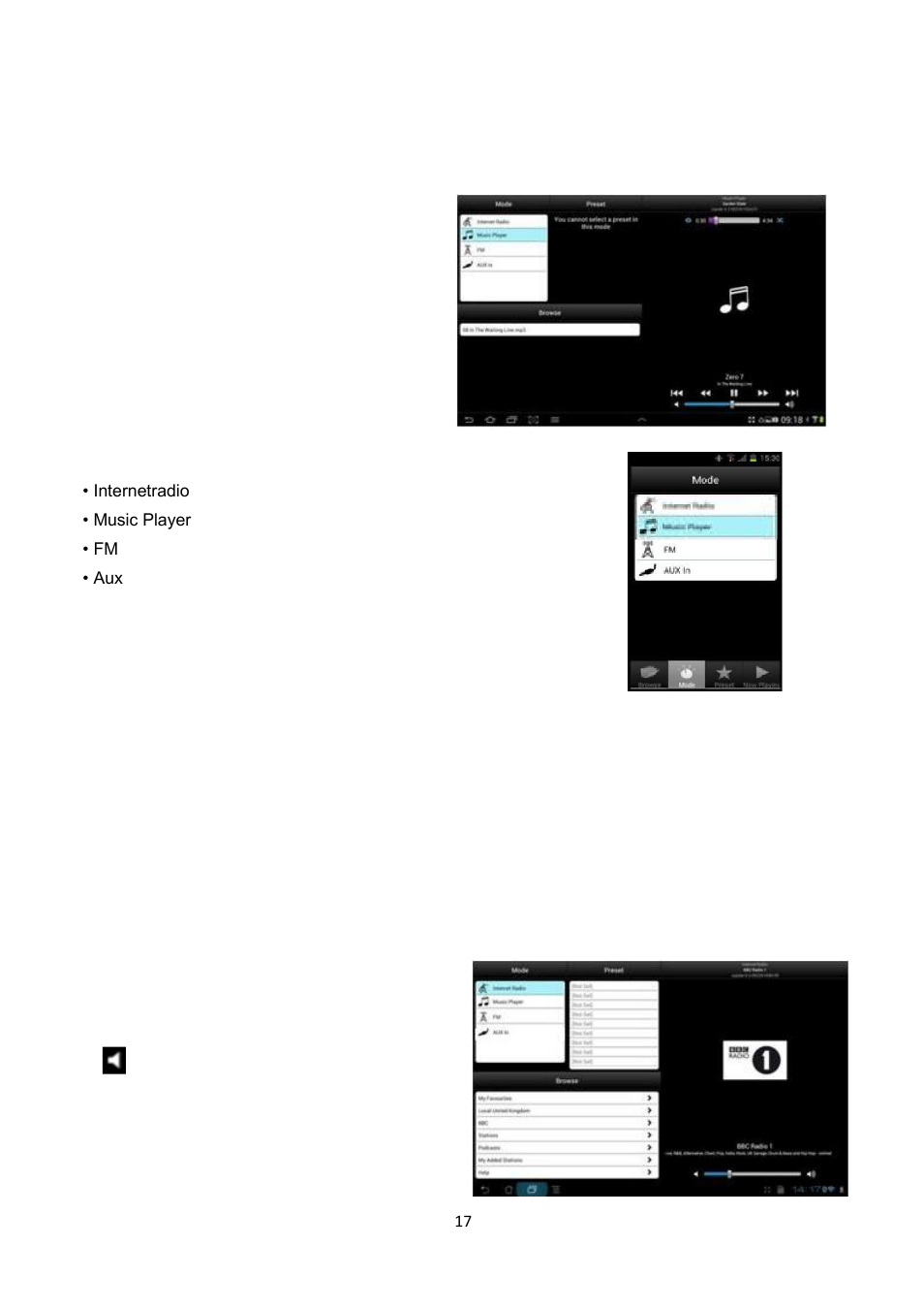 1 internetradio | Lenco IR-2002 User Manual | Page 18 / 49