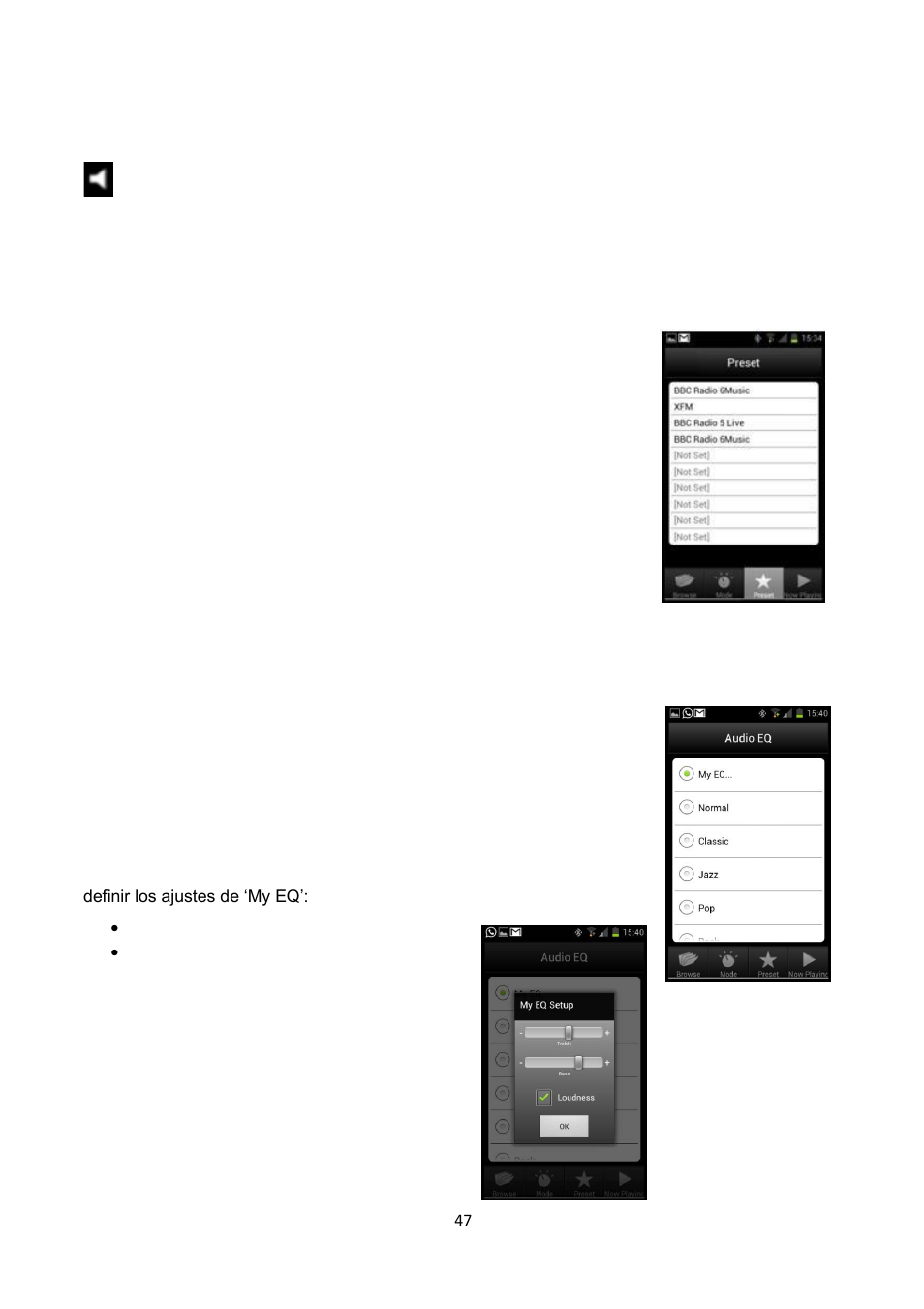 6 ecualizador de audio (eq) | Lenco IR-2002 User Manual | Page 48 / 49