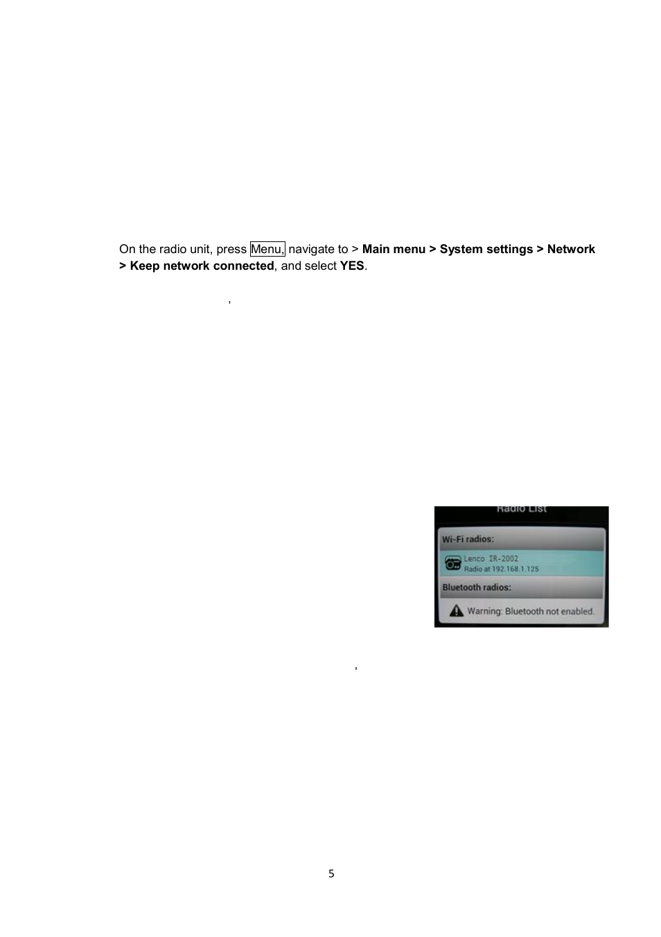 Getting started, 1 network connection setup, Connecting to the same network | Establishing a connection over a network, 2getting started, 2 connecting to the same network, 3 establishing a connection over a network | Lenco IR-2002 User Manual | Page 6 / 49