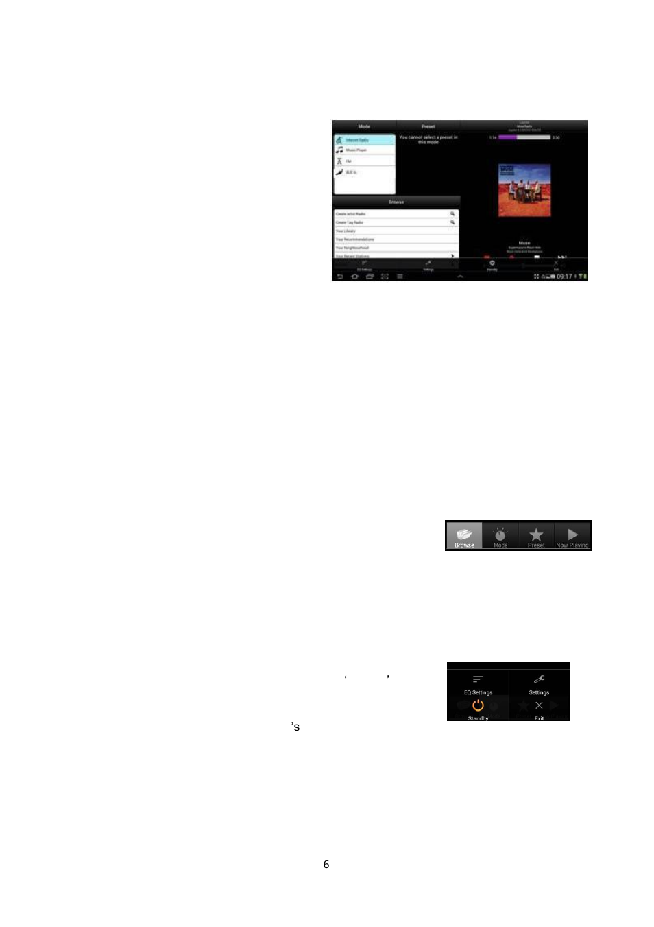 Operation, Screen tabs, Control menu | 3operation, 1 screen tabs, 2 control menu | Lenco IR-2002 User Manual | Page 7 / 49