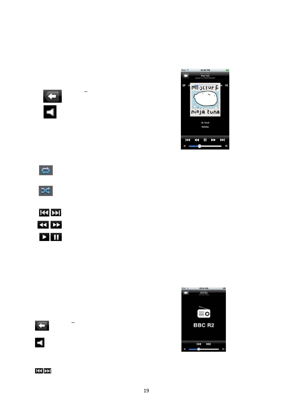 2 music player, 3 ukw-radio | Lenco IR-2002 User Manual | Page 20 / 54