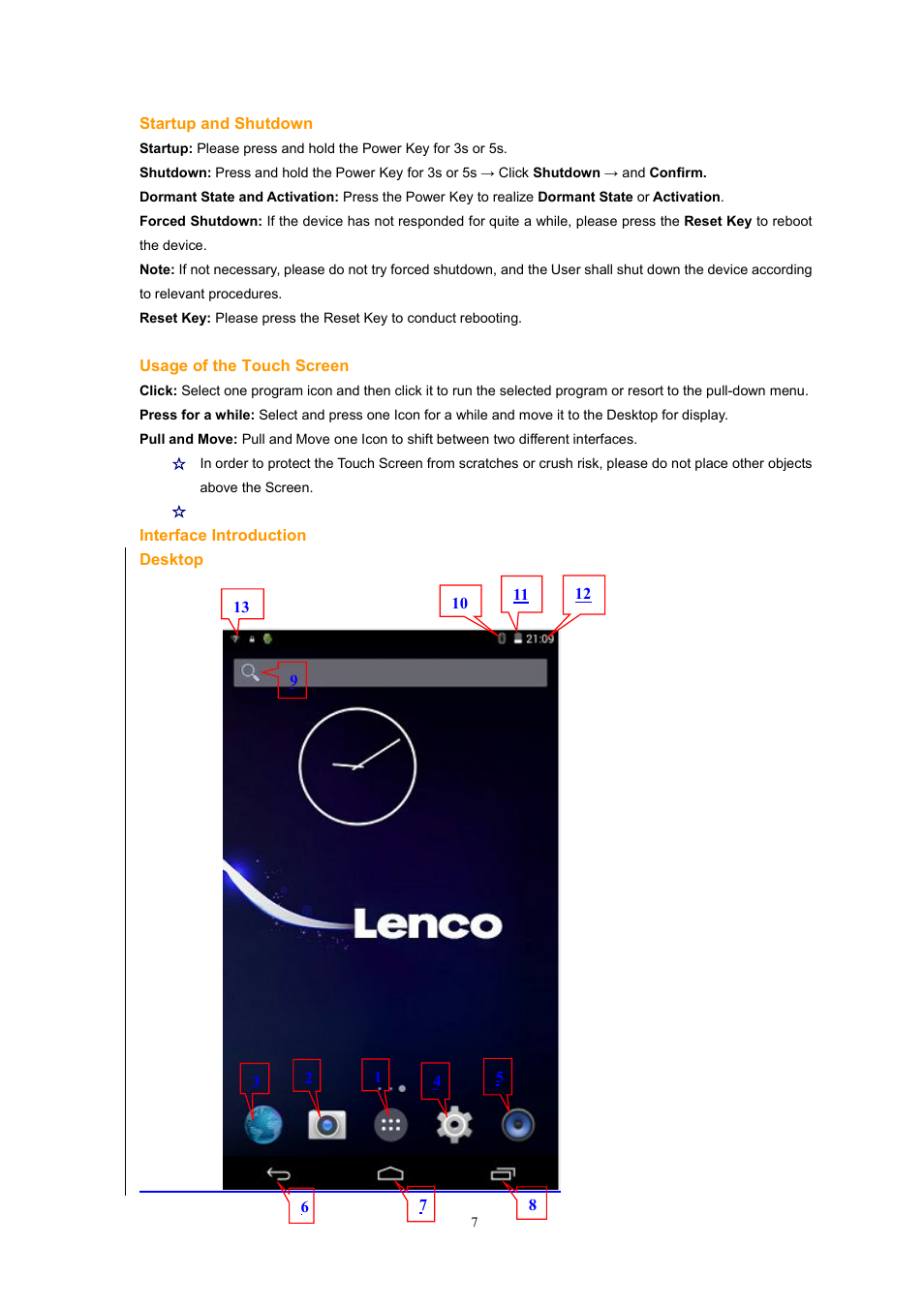 Lenco Kidztab-520 mini User Manual | Page 7 / 29