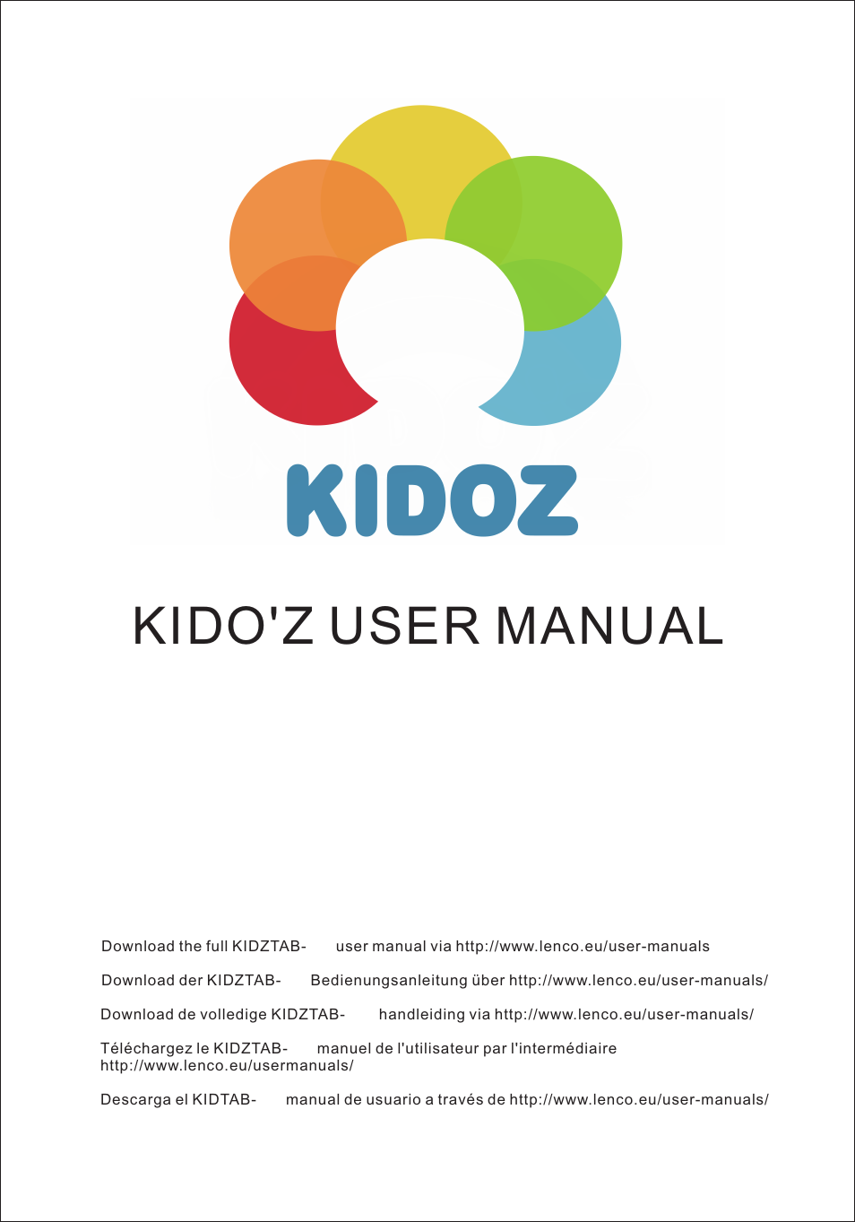Lenco Kidztab-520 mini User Manual | 21 pages