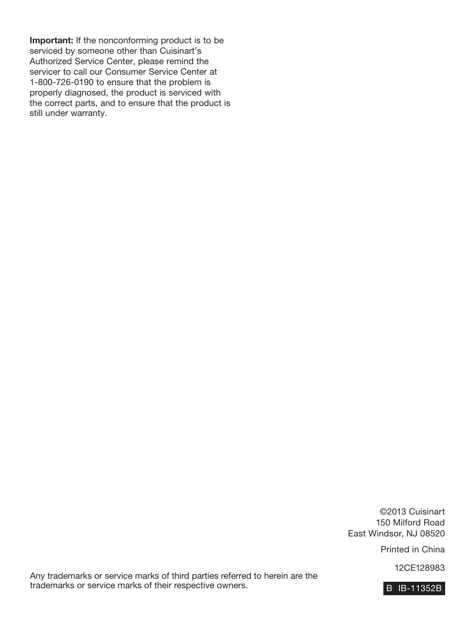 Cuisinart Sparkling Beverage Maker SMS-201 User Manual | Page 12 / 21