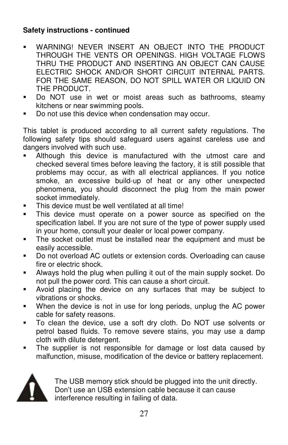 Lenco L-175 User Manual | Page 27 / 29