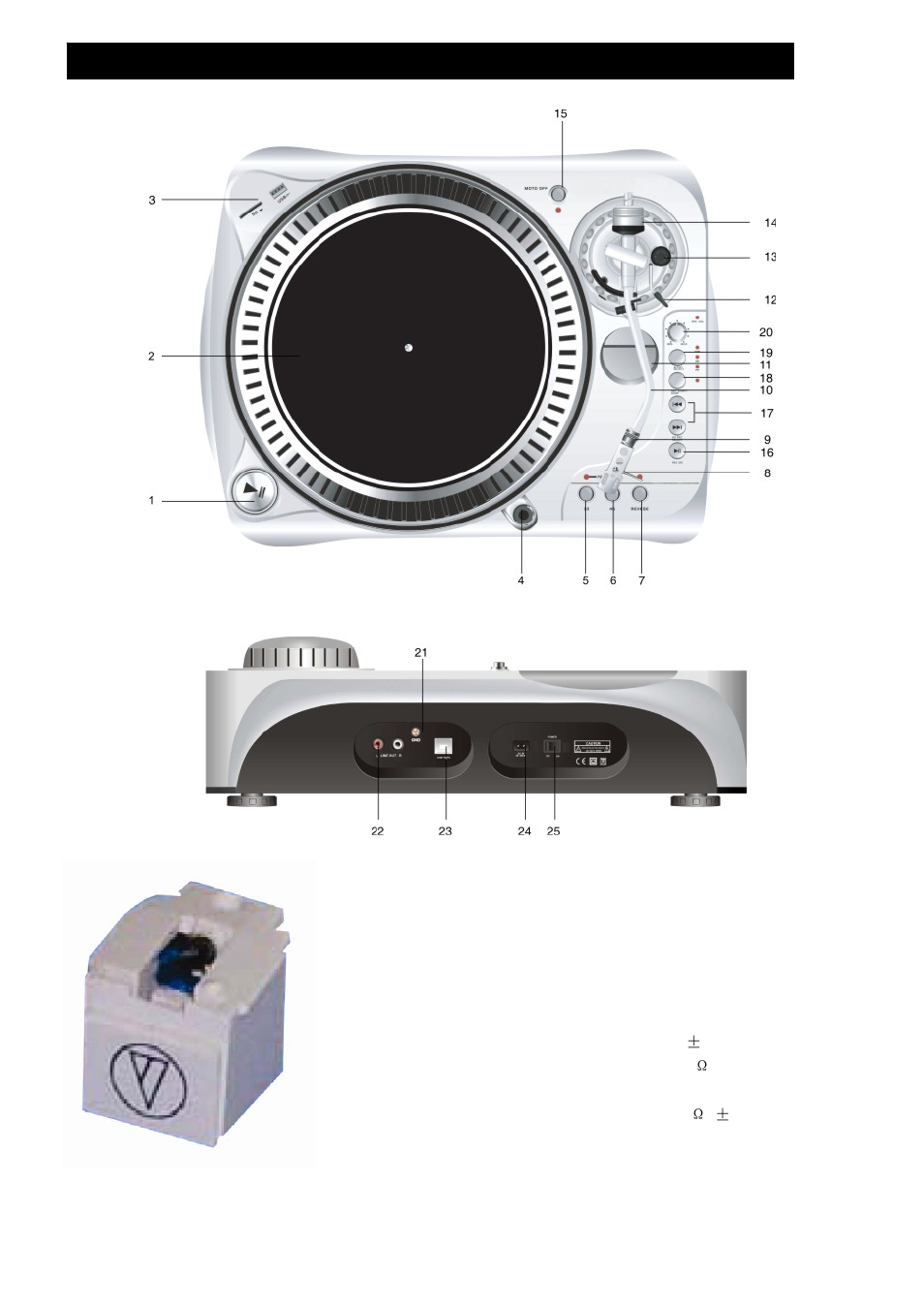 Abtastnadel - technische daten | Lenco L-81 USB User Manual | Page 11 / 40