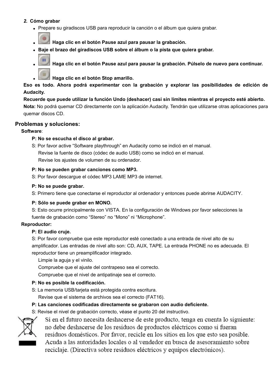 Lenco L-81 USB User Manual | Page 40 / 40