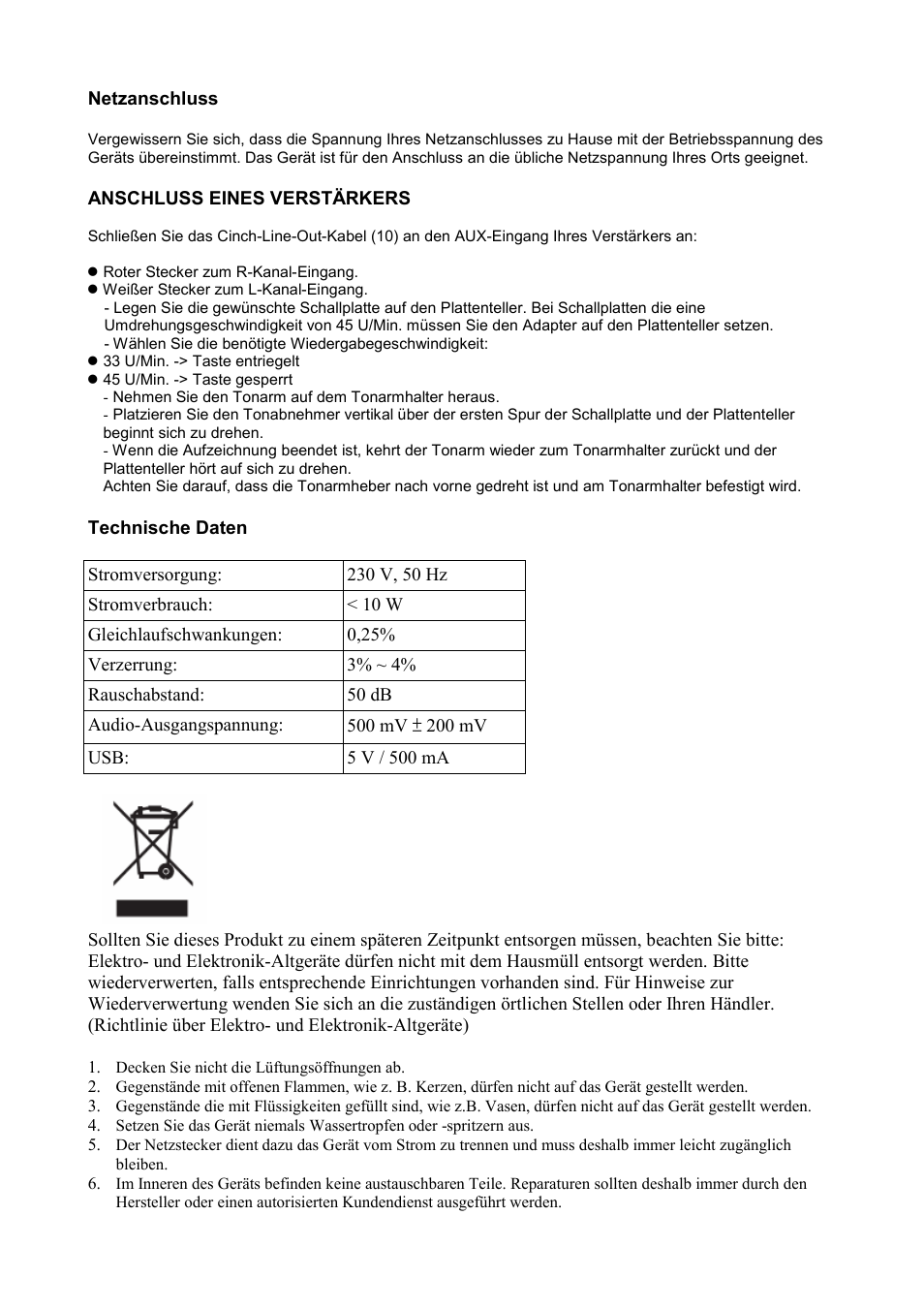 Lenco L-82 User Manual | Page 13 / 36