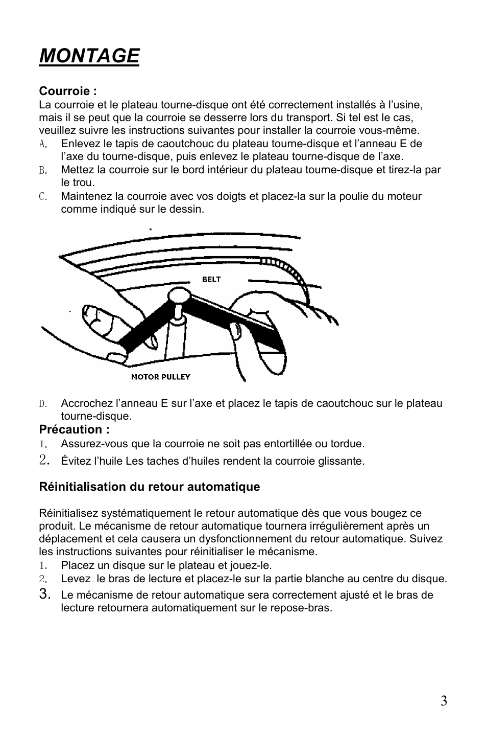 Montage | Lenco L-82 User Manual | Page 16 / 36