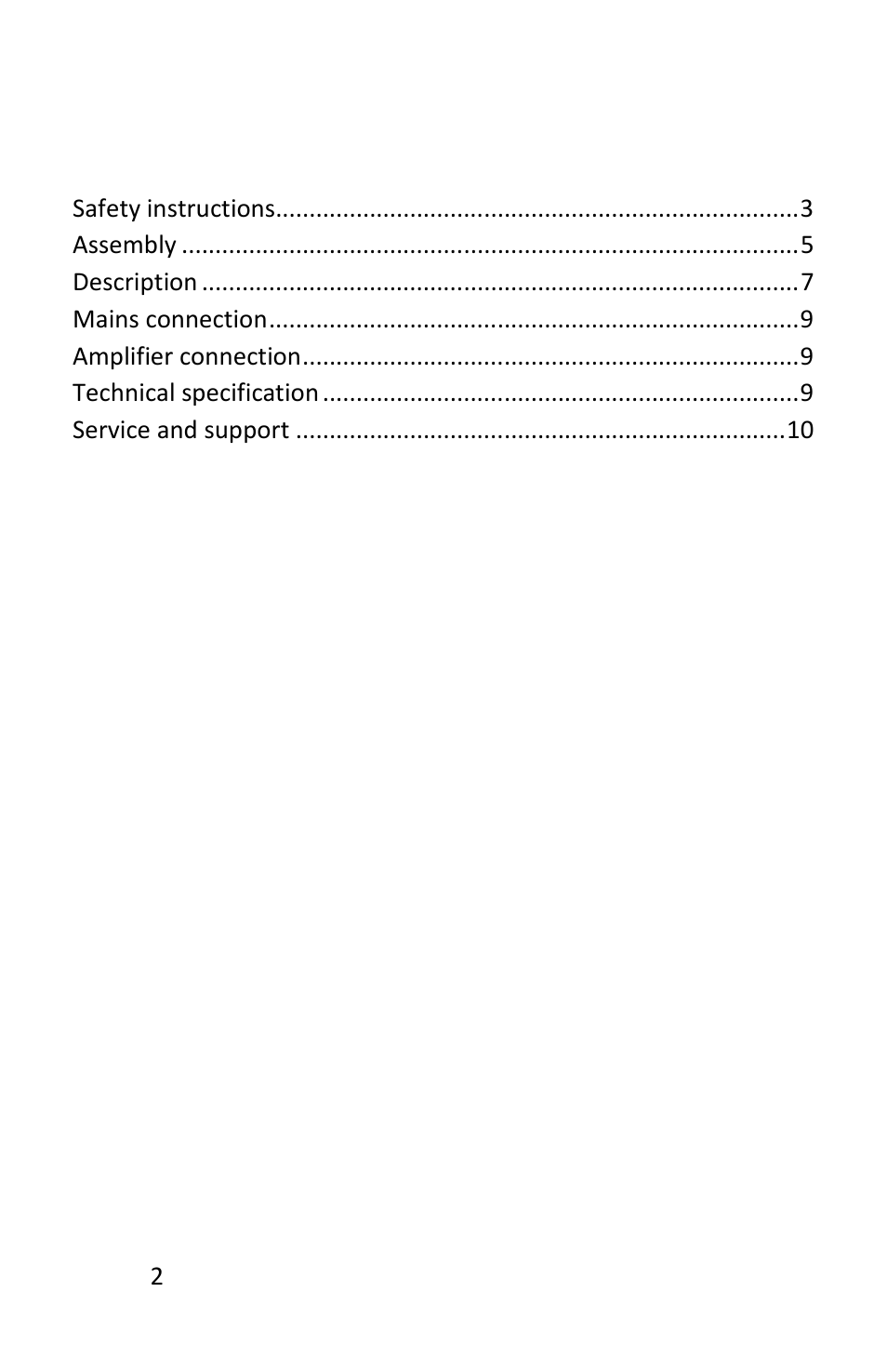 Lenco L-83 User Manual | Page 2 / 57