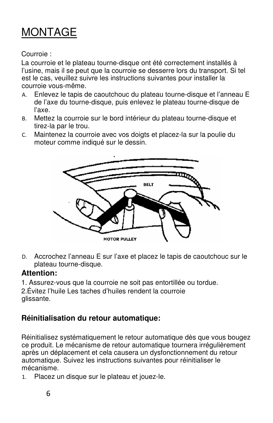 Montage | Lenco L-83 User Manual | Page 28 / 57